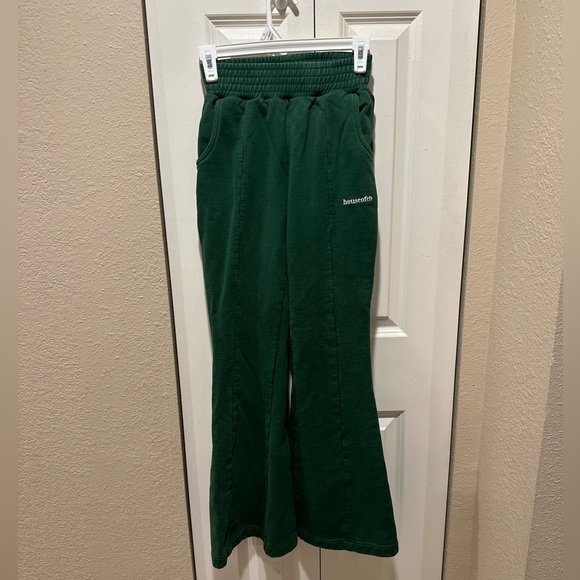House of CB OLI Green Flared Leg Track Pants Cotton Women’s , size XS - Picture 7 of 14